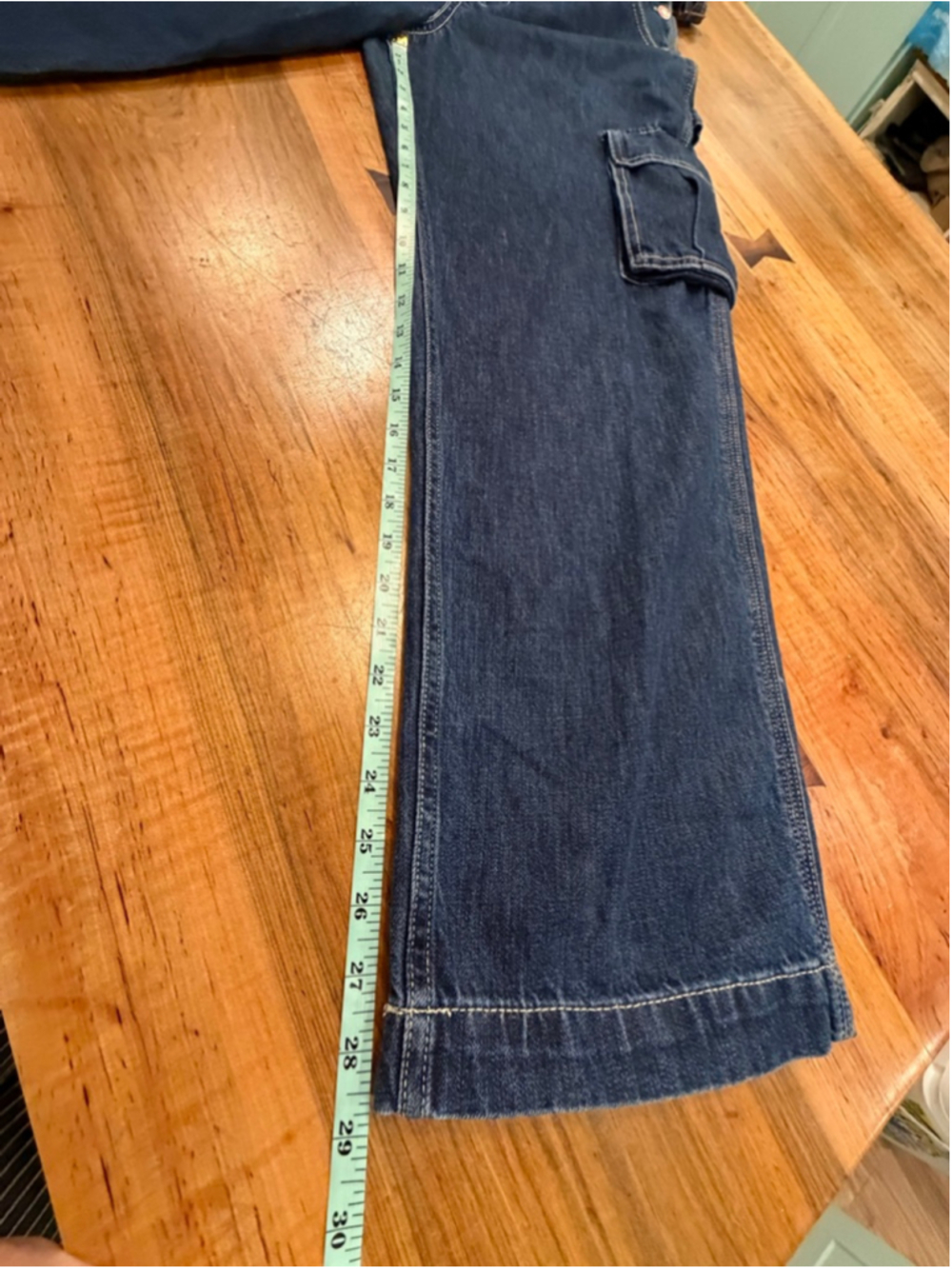 Gap Denim Carpenter Cargo Overalls Jumpsuit - Size S - Picture 11 of 12